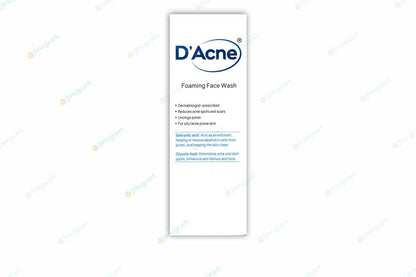 D'Acne Foaming Face Wash, 60ml