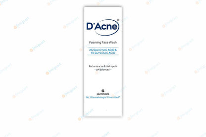 D'Acne Foaming Face Wash, 60ml