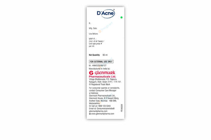 D'Acne Foaming Face Wash, 60ml