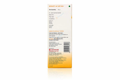 Episoft AC Hydrating Sunscreen SPF50+, 50gm
