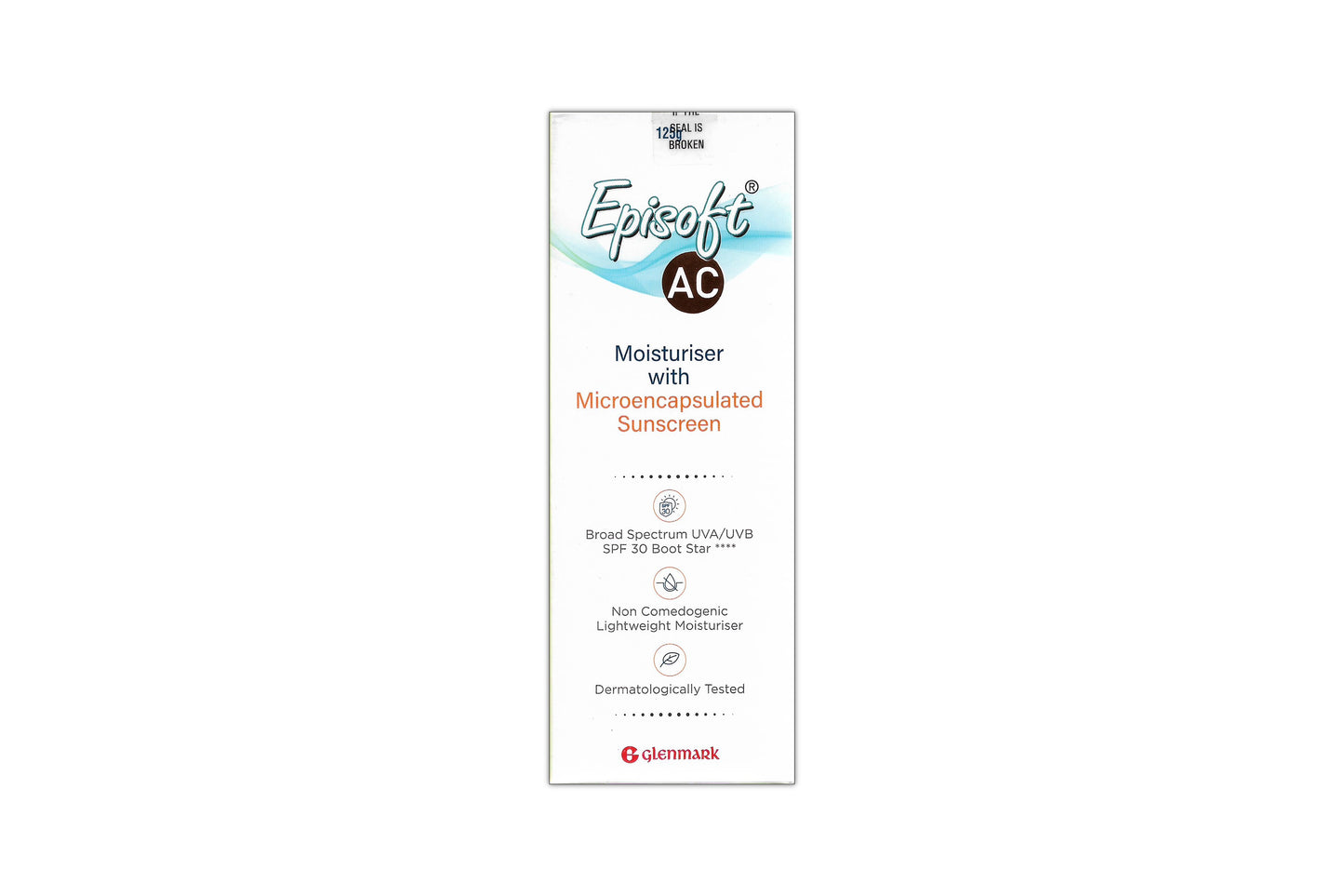Episoft AC Moisturiser with Sunscreen SPF30+, 125gm