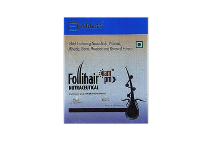 Follihair AM PM Nutraceutical Tablet, 60N