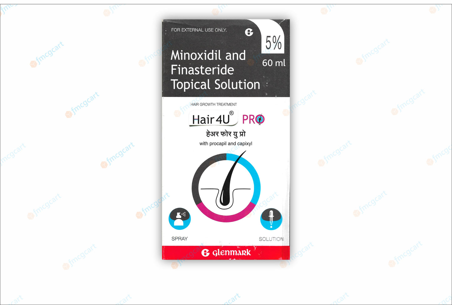 Hair4U PRO 5% Solution, 60ml