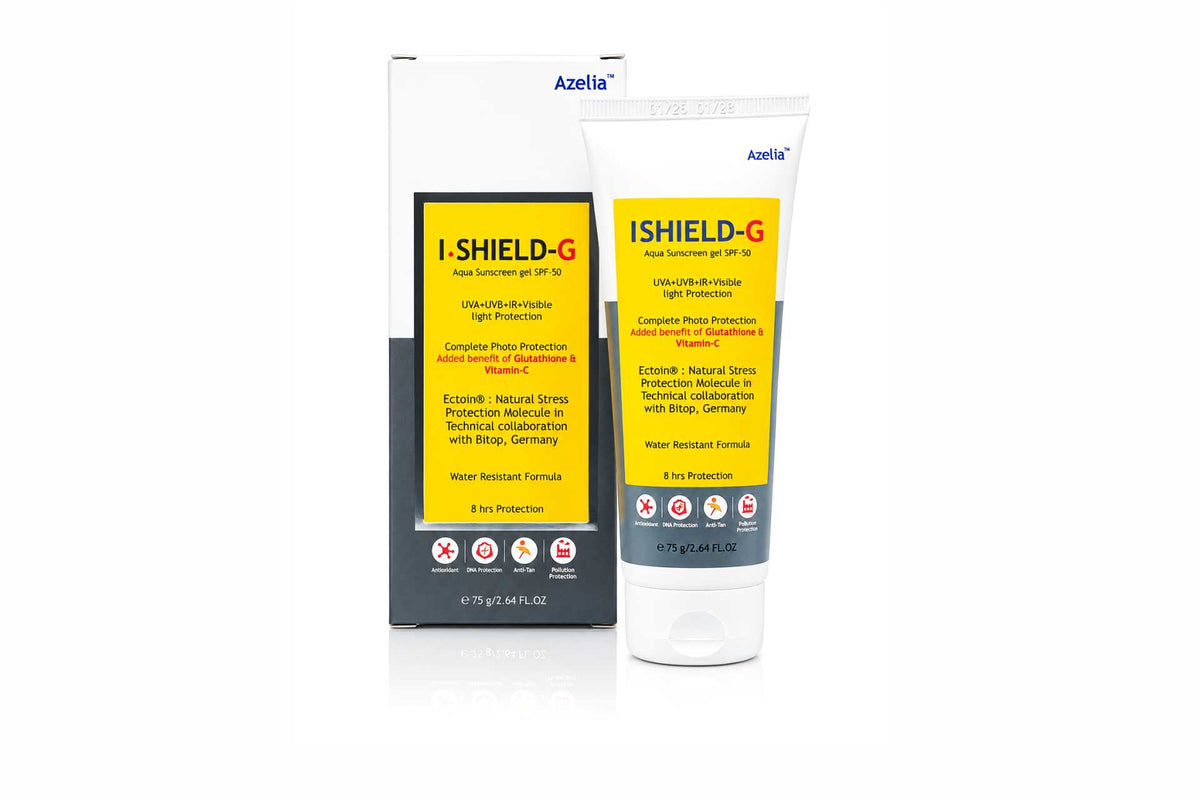 Azelia ISHIELD-G Aqua Sunscreen Gel SPF50+, 75gm