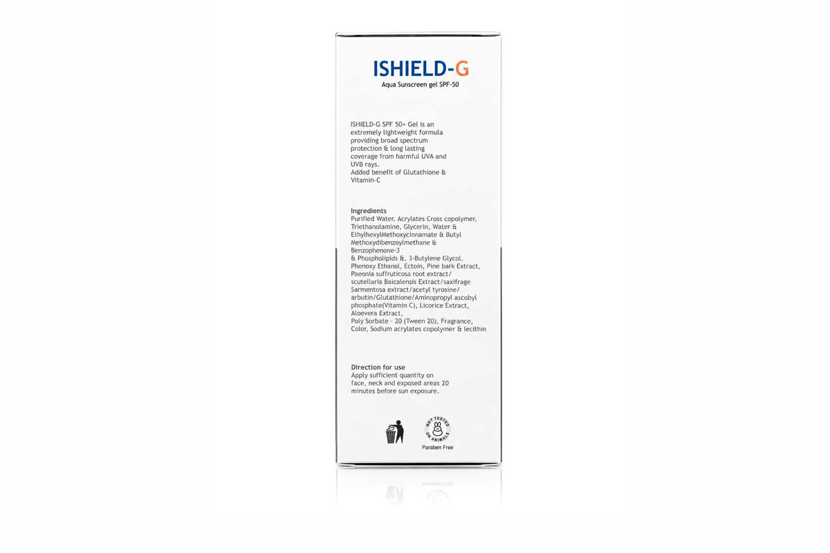 Azelia ISHIELD-G Aqua Sunscreen Gel SPF50+, 75gm