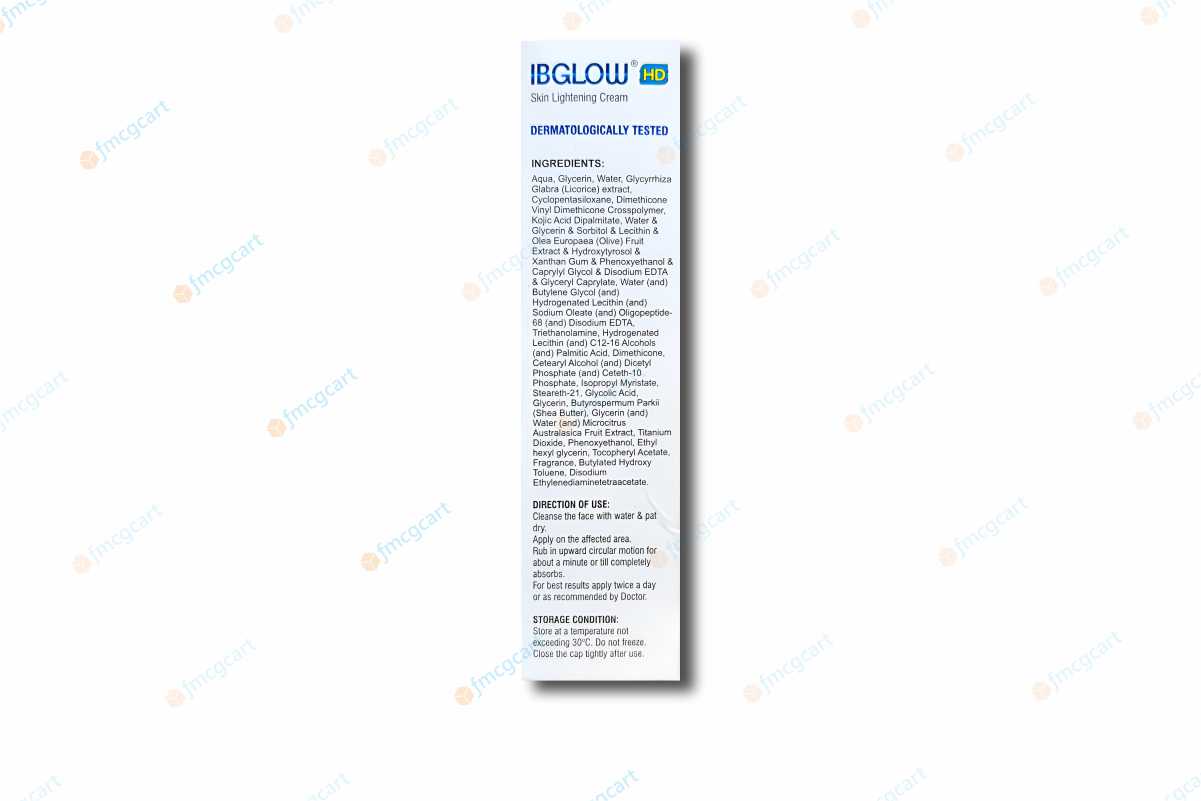 Ibglow Skin Lightening Cream, 20gm