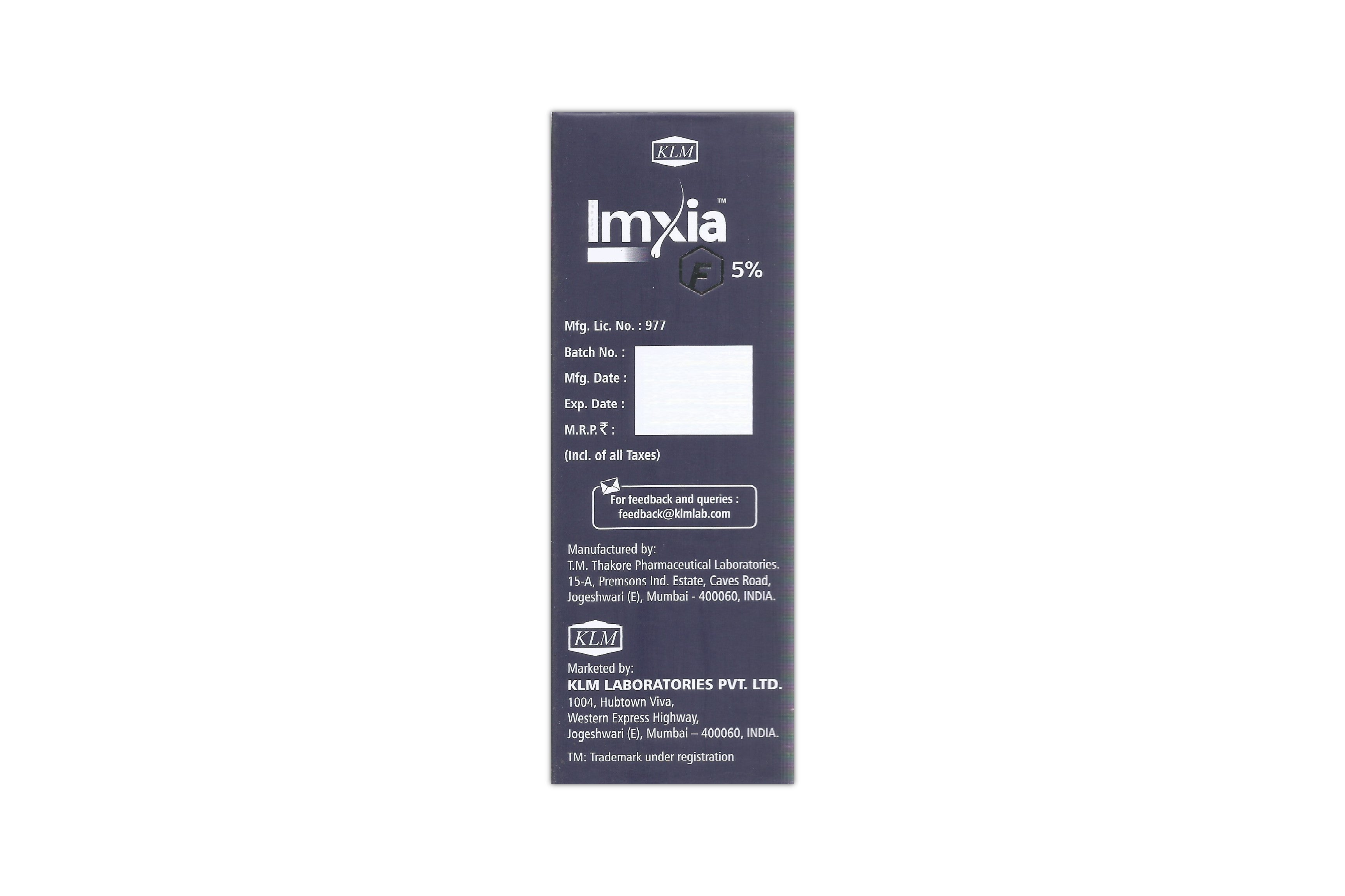Imxia F 5% Solution, 60ml – FMCGCart