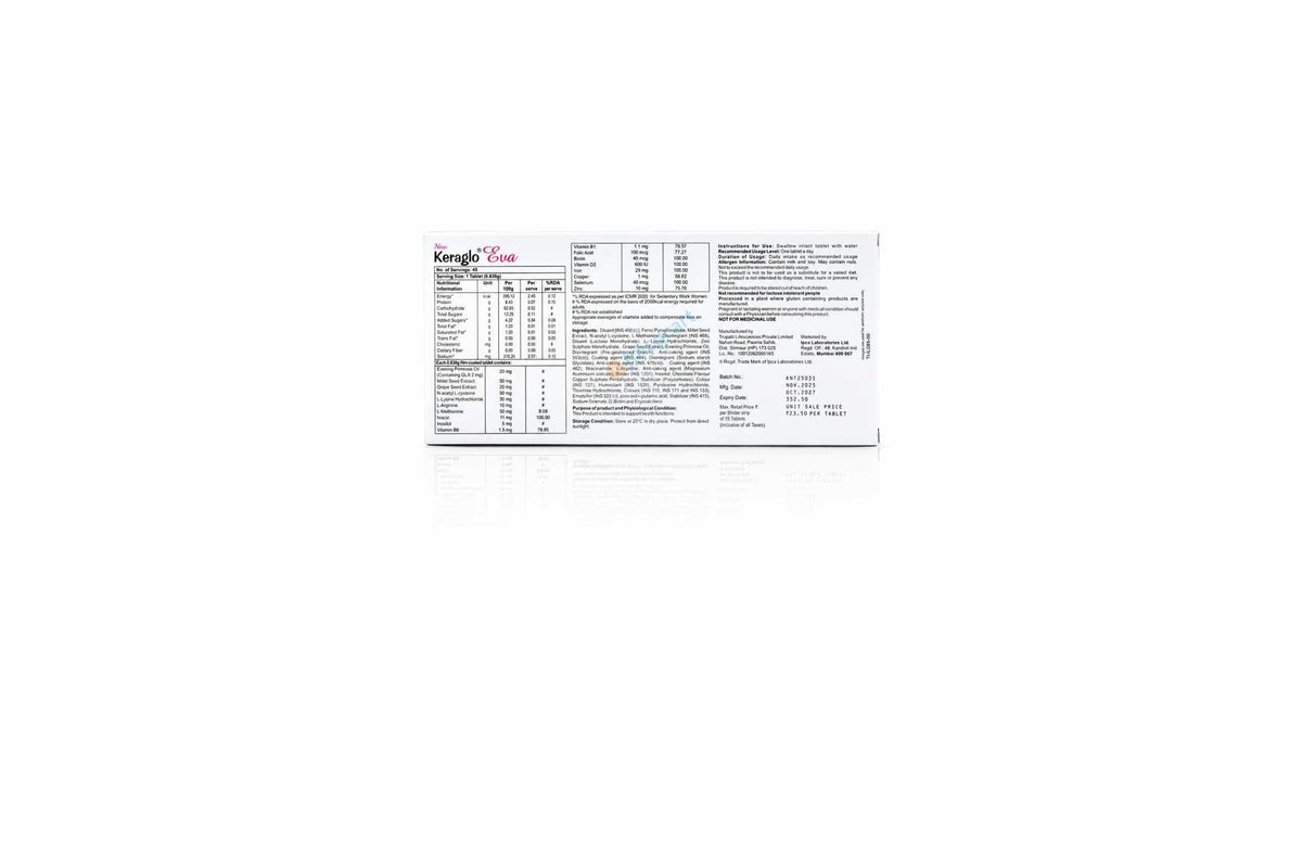 Keraglo Eva Tablets, 3x15N
