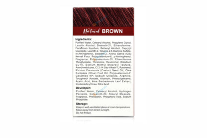 Keramate Hair Colouring Cream, Natural Brown