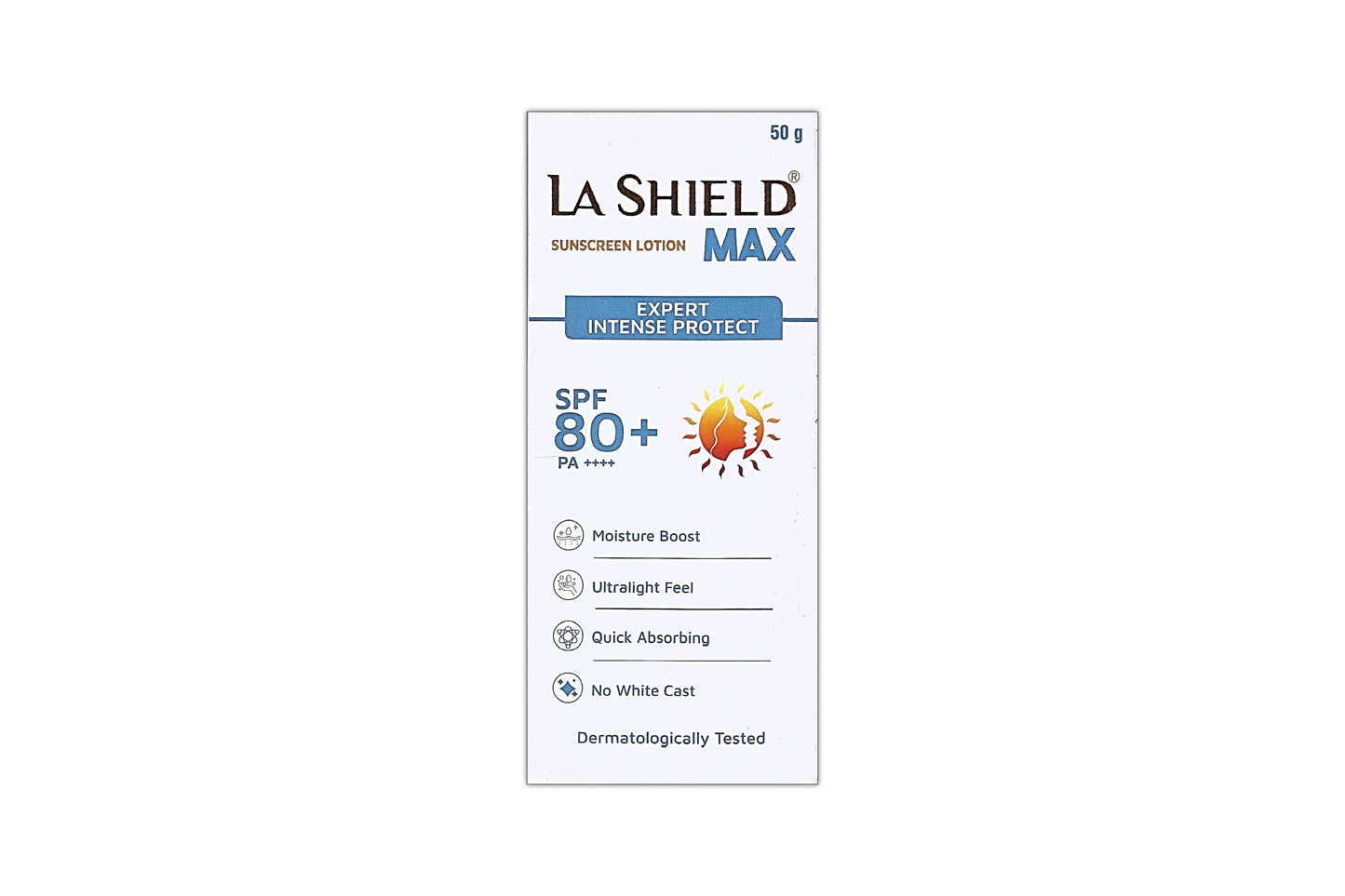 La Shield MAX Sunscreen Lotion SPF80+, 50gm