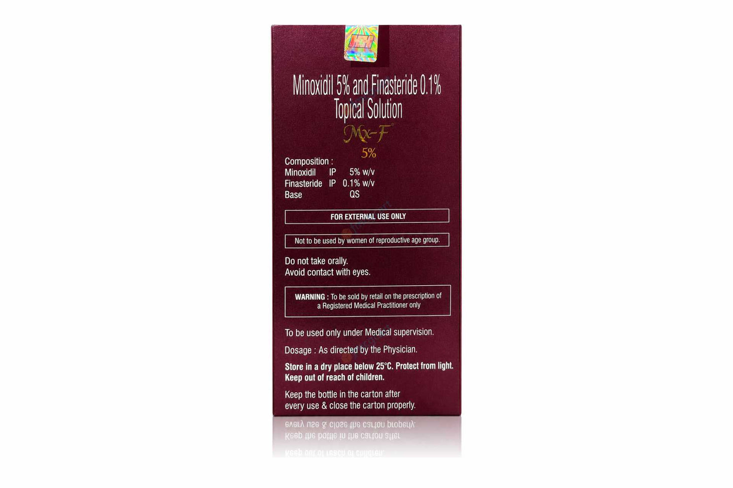 MX-F 5% Topical Solution, 60ml