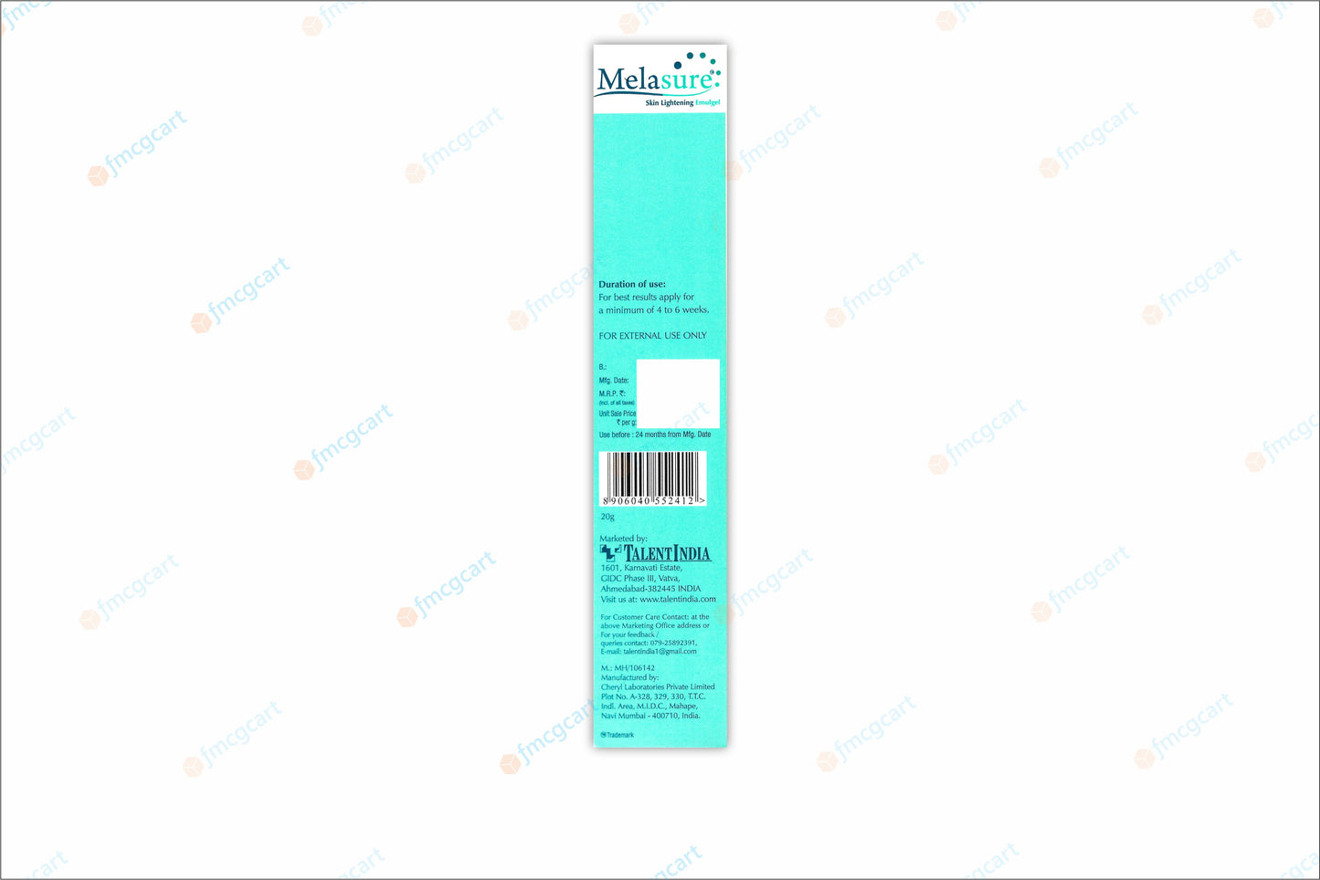 Melasure Skin Lightening Emulgel, 20gm