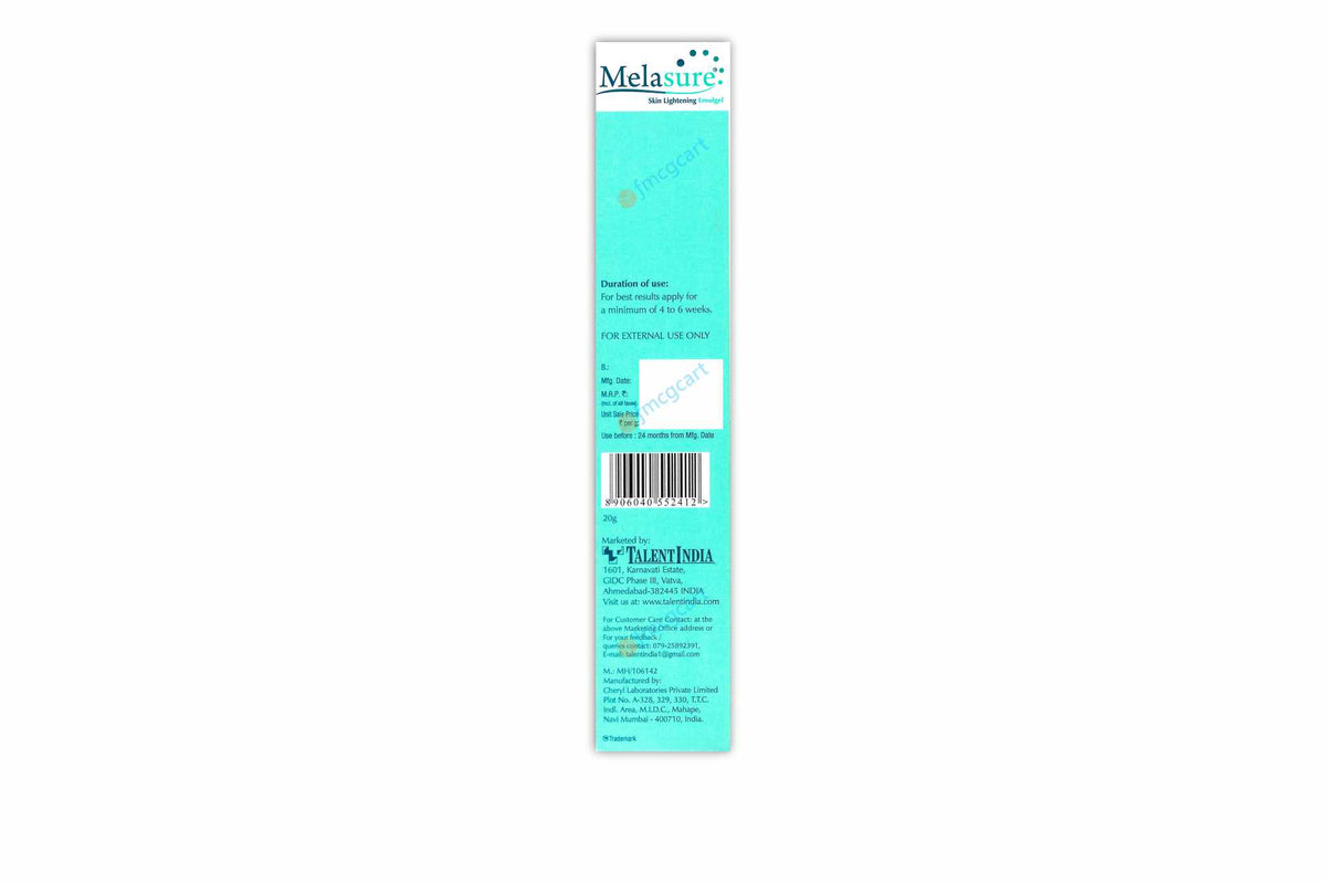 Melasure Skin Lightening Emulgel, 20gm