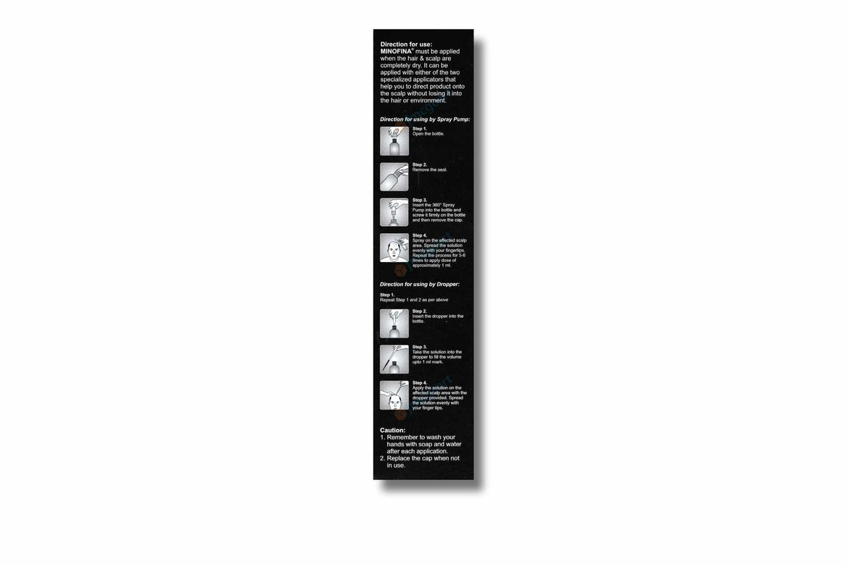 Minofina Alcohol Free 5% Topical Solution, 60ml