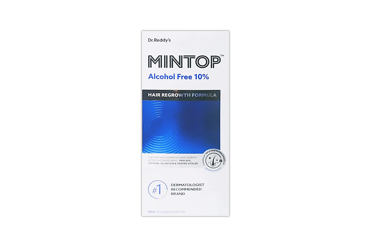 Mintop Alcohol Free 10% Solution, 60ml