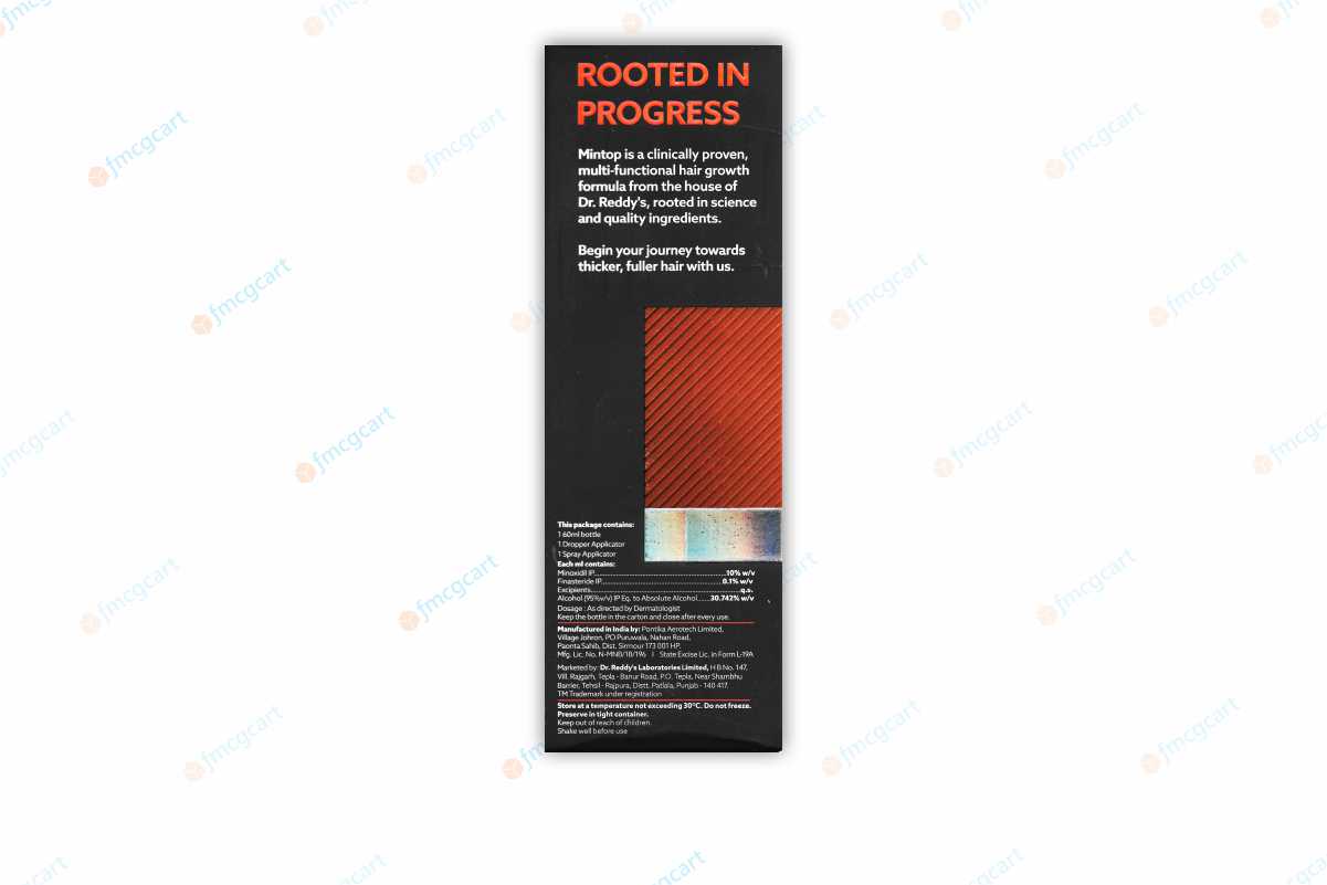Mintop Gain+ 10% Solution, 60ml