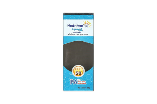 Photoban-50 Aquagel Sunscreen SPF50+, 60gm