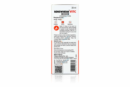 Renewderm Vitamin C 10% Serum, 30ml