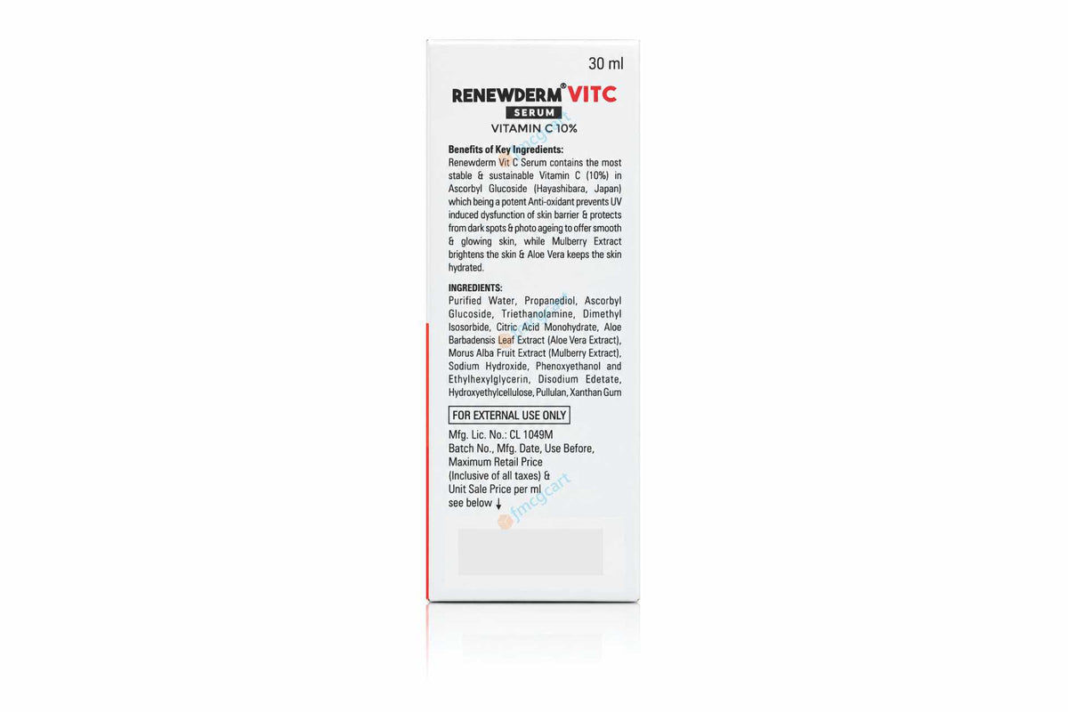 Renewderm Vitamin C 10% Serum, 30ml