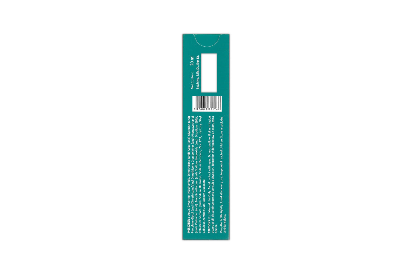 Sebonia Niacinamide Zinc Serum, 20ml