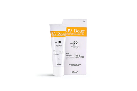 UV Doux Silicon Sunscreen Gel SPF50+ 50gm