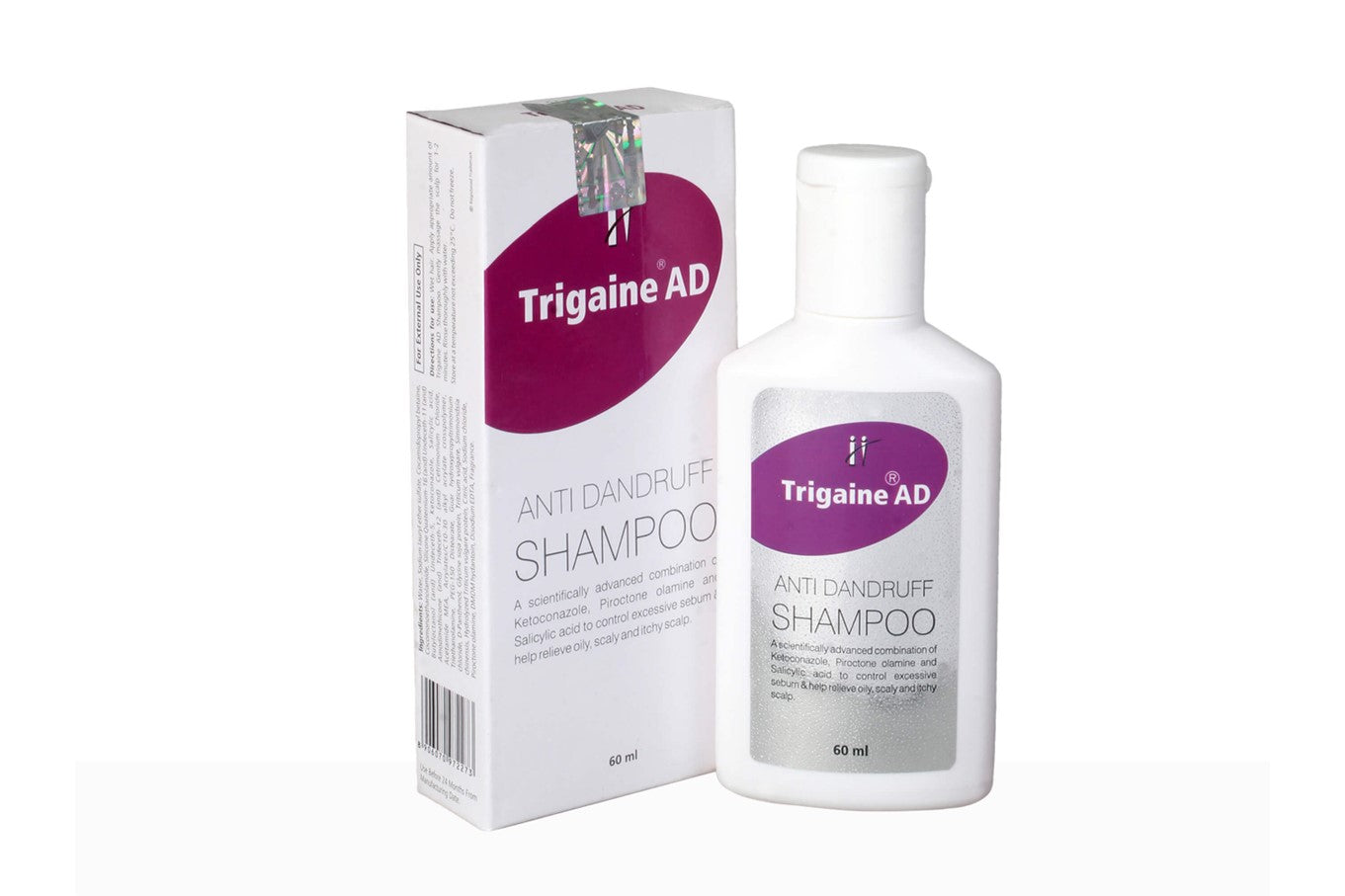 Trigaine AD Anti-Dandruff Shampoo 60ml