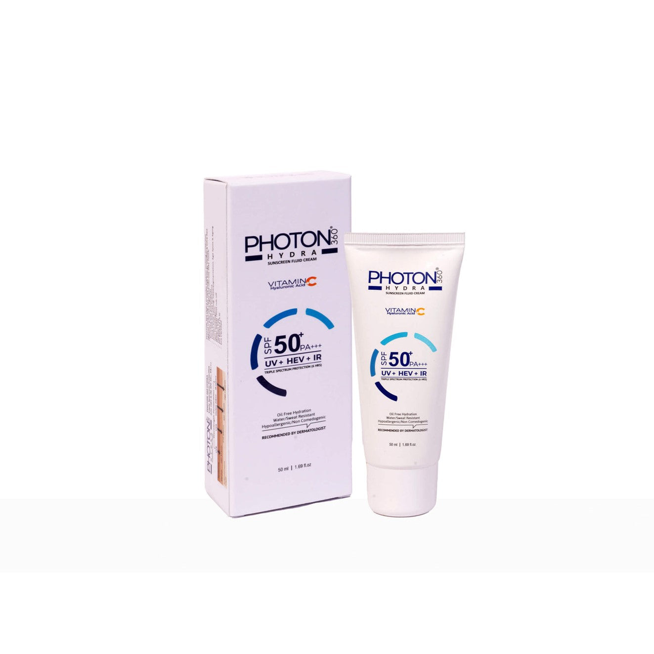 Photon Hydra 360 Sunscreen Fluid Cream SPF 50+ 50ml