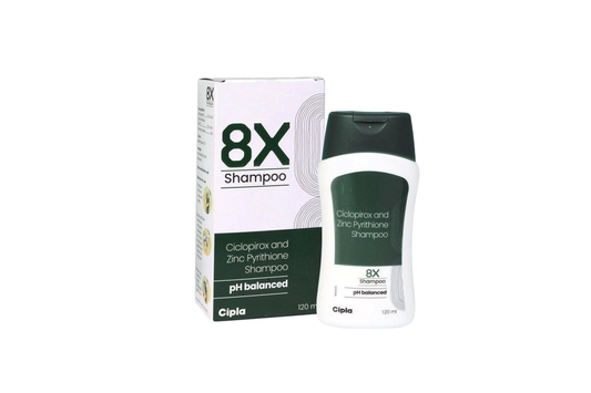 8X Shampoo 120ml (Pack of 2)