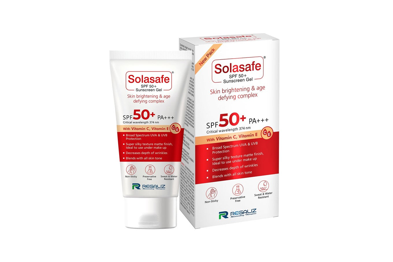 Solasafe SPF 50+ Silicon Sunscreen Gel, 50gm – FMCGCart
