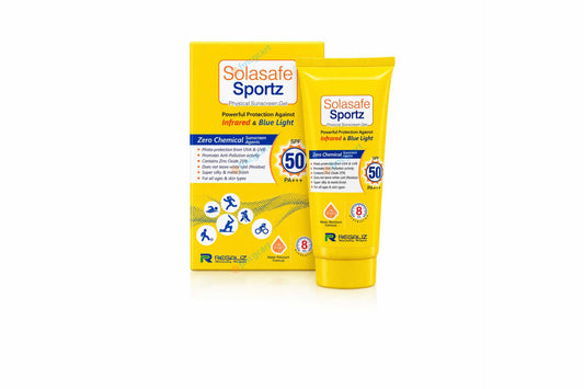 Solasafe Sportz Physical Sunscreen Gel SPF 50+, 50gm