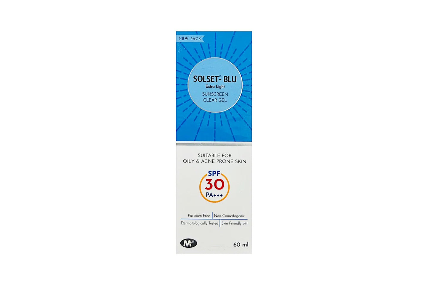 Solset-BLU Extra Light SPF30+ Sunscreen Gel, 60ml
