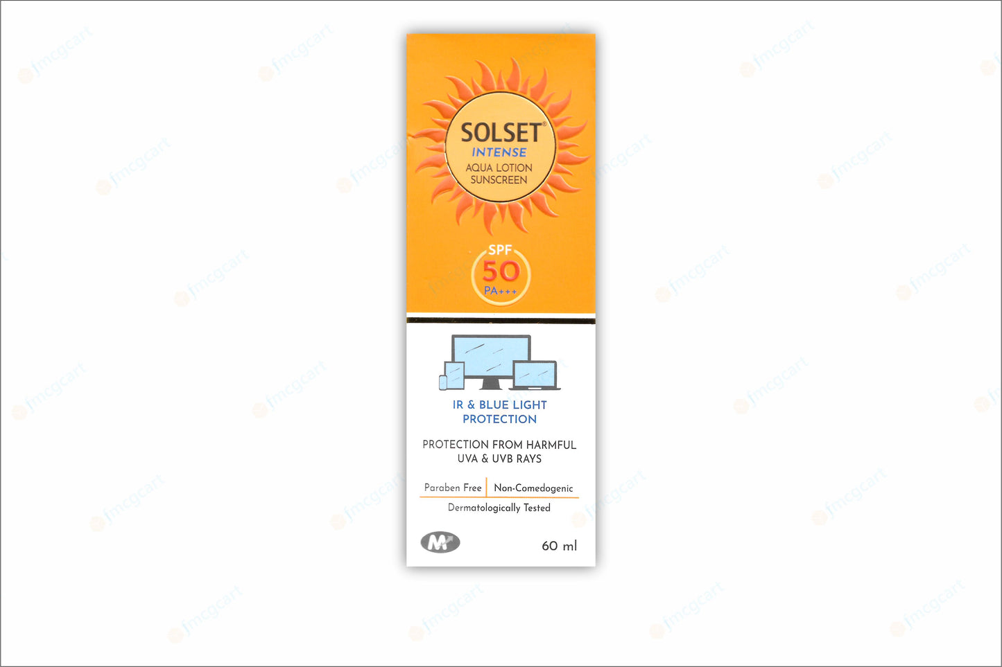 Solset Intense Aqua Lotion Sunscreen SPF50+, 60ml