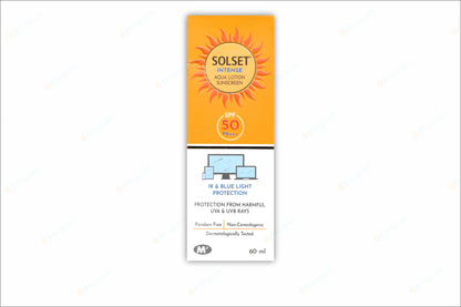 Solset Intense Aqua Lotion Sunscreen SPF50+, 60ml