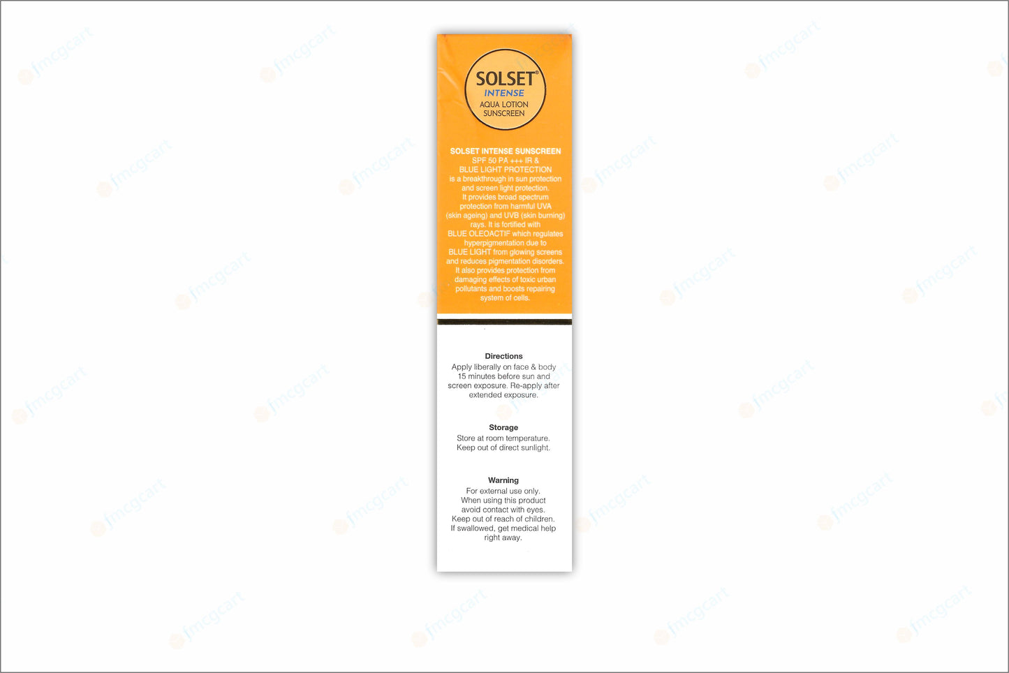 Solset Intense Aqua Lotion Sunscreen SPF50+, 60ml