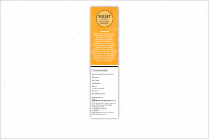 Solset Intense Aqua Lotion Sunscreen SPF50+, 60ml
