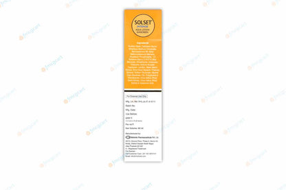 Solset Intense Aqua Lotion Sunscreen SPF50+, 60ml