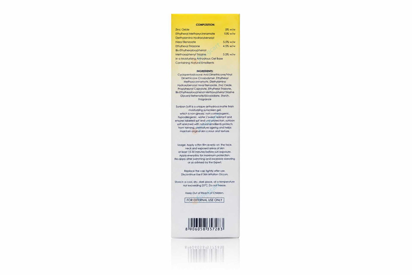 Sunban Soft Gel, 75gm