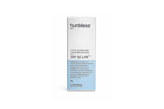 Sunbless Cyclic Silicon Free Sunscreen (D4 & D5) SPF50+, 50gm