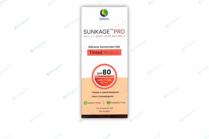Sunkage Pro Silicon Sunscreen Gel SPF80+, 50ml