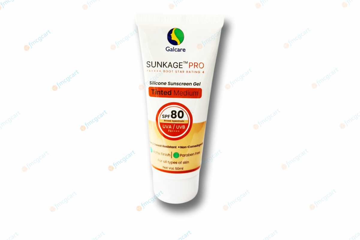 Sunkage Pro Silicon Sunscreen Gel SPF80+, 50ml