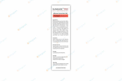 Sunkage Pro Silicon Sunscreen Gel SPF80+, 50ml