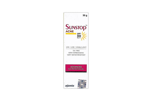 Sunstop Acne Sunscreen Gel SPF30+, 30gm