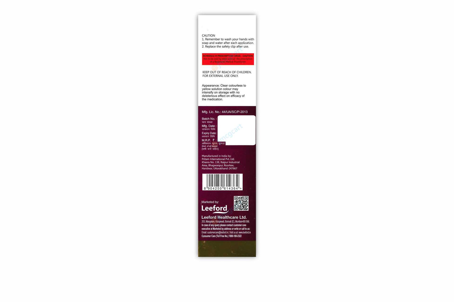 Tinfal 5F Solution, 60ml