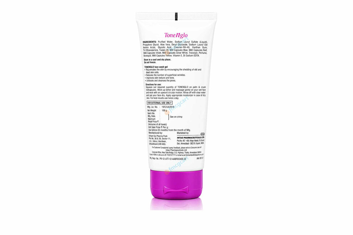 Tonenglo Skin Rejuvenating Face Wash Gel, 100gm