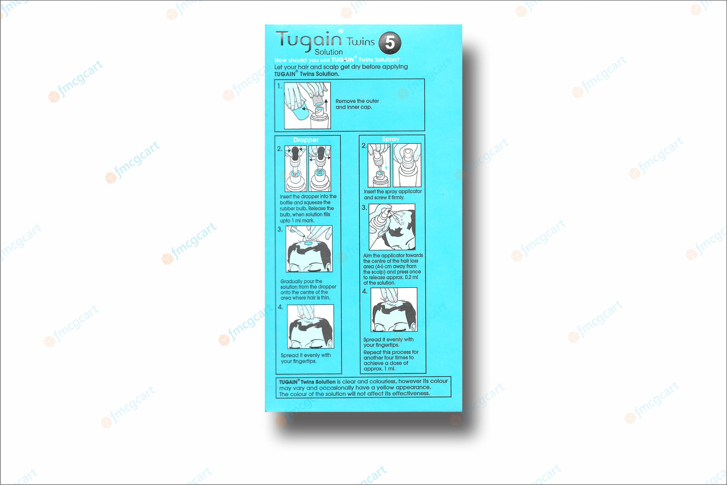Tugain Twins 5% Solution, 2x60ml