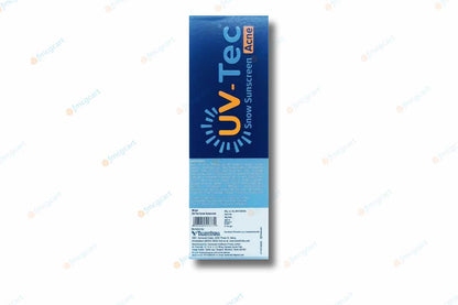 UV-Tec Acne Snow Sunscreen SPF50+, 50gm
