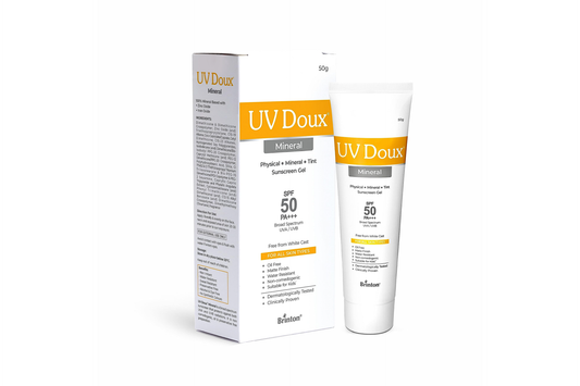 UV Doux Mineral Sunscreen Gel SPF50+, 50gm