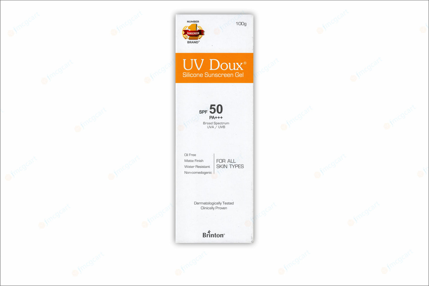 UV Doux Silicon Sunscreen Gel SPF50+, 100gm