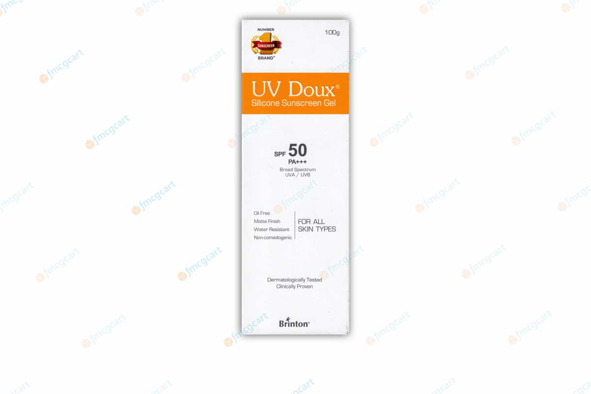 UV Doux Silicon Sunscreen Gel SPF50+, 100gm
