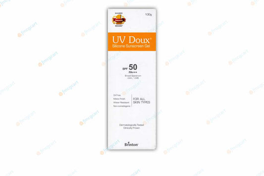 UV Doux Silicon Sunscreen Gel SPF50+, 100gm